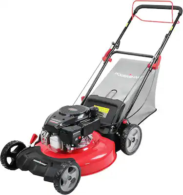 POWERSMART - 21-Inch Self Propelled Gas Lawn Mower,170cc 4-Stroke OHV Engine,3-in-1 Mulch/Bag/Side Discharge,6 Height Adjustment