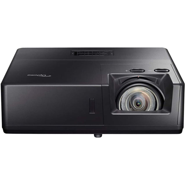 Front. Optoma - Optoma ZU607TST WUXGA High Brightness Short-Throw Laser DLP Projector - Black.