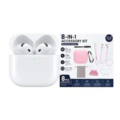 Apple - AirPods 4 Active Noise Cancellation Bundle