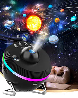 Dazzed Corner - Galaxy Projector for Bedroom, 13-in-1 Home Planetarium Star Projector