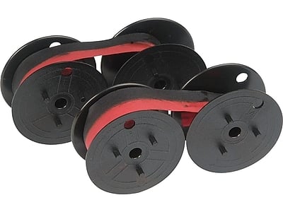 Front. DataProducts - Calculator Ribbon, Black/Red, 2/Pack - Red/Black.