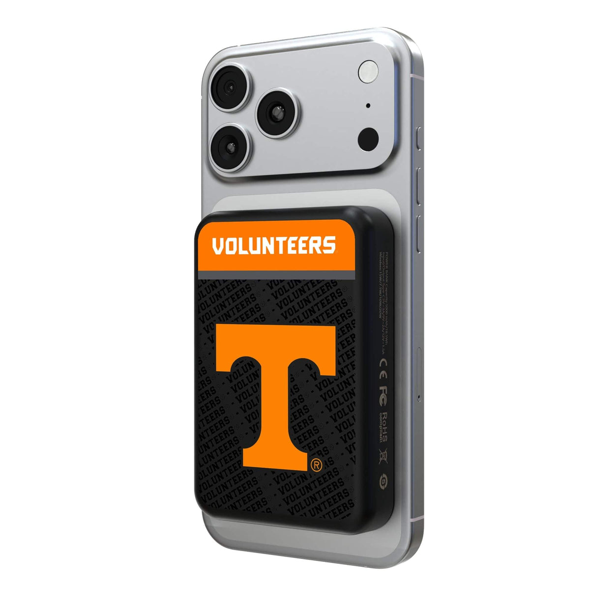Keyscaper - Tennessee Volunteers Endzone Plus Wireless Power Bank - Multicolor