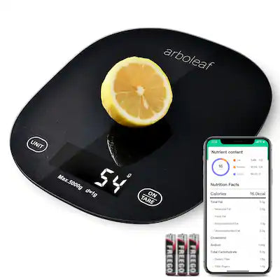 Arboleaf - Smart Food Scale, 22lb Digital Kitchen Scale with App, Nutrition Calculator