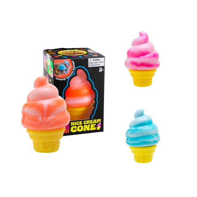 REAM GO  
A WARNING: HAZARD Small CHOKING Squish! Irb pizza onla 2 3+ Creamy Smooth  
NICE CREAM H CONE  
NEE DOR  
NET LOW
