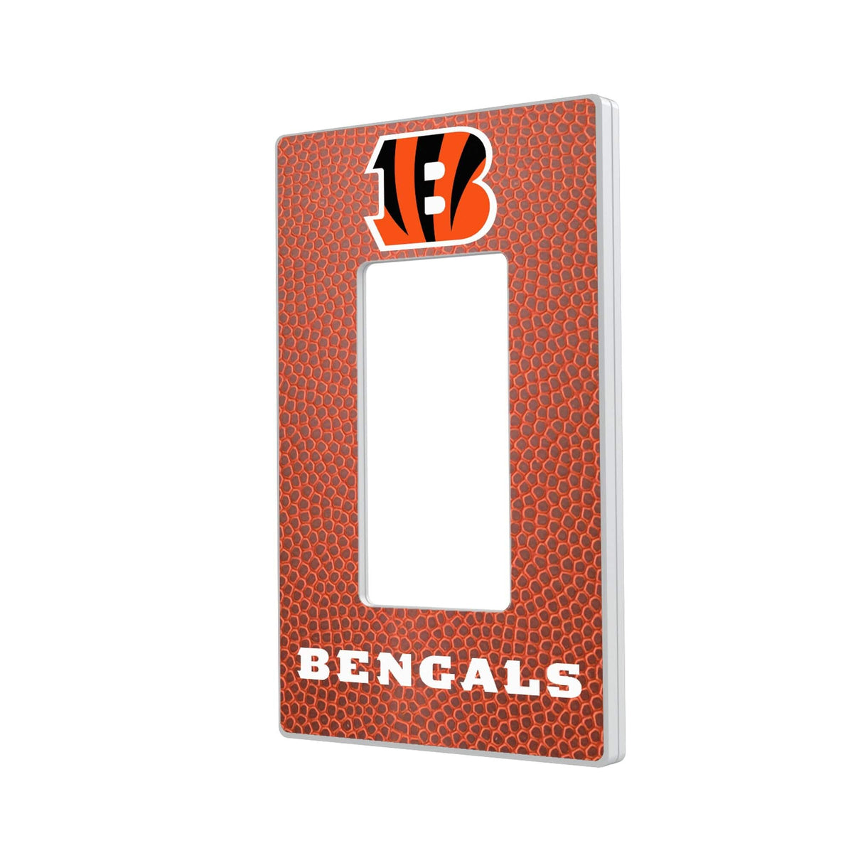Keyscaper - Cincinnati Bengals Football Design Single Rocker Light Switch Plate - Multicolor