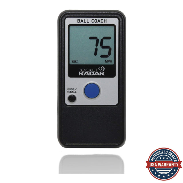 BALL COACH 75 ... MPH POCKET RADAR MODE / RECALL AUTHORIZED DEALER USA WARRANTY