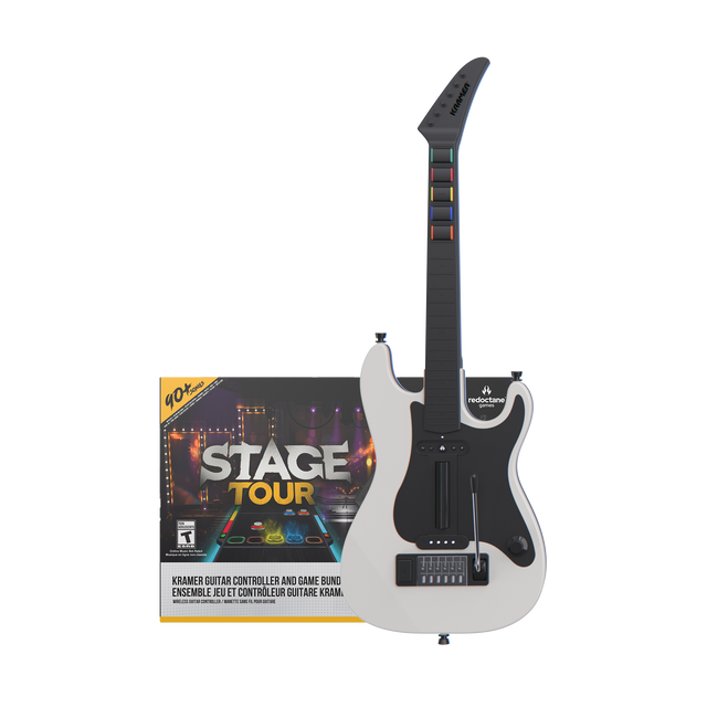 KRAMER  
90+ STANOS STAGE TOUR  
redoctane games  
10 COMPORT T ESPID Only - - Takes MARK ml You - -  
KRAMER GUITAR CONTROLLER AND GAME BUNDLE  
ENSEMBLE JEU ET CONTRÔLEUR GUITARE KRAMER  
BLOGE CONTABLED WINETTESANSTE POST CUITARE