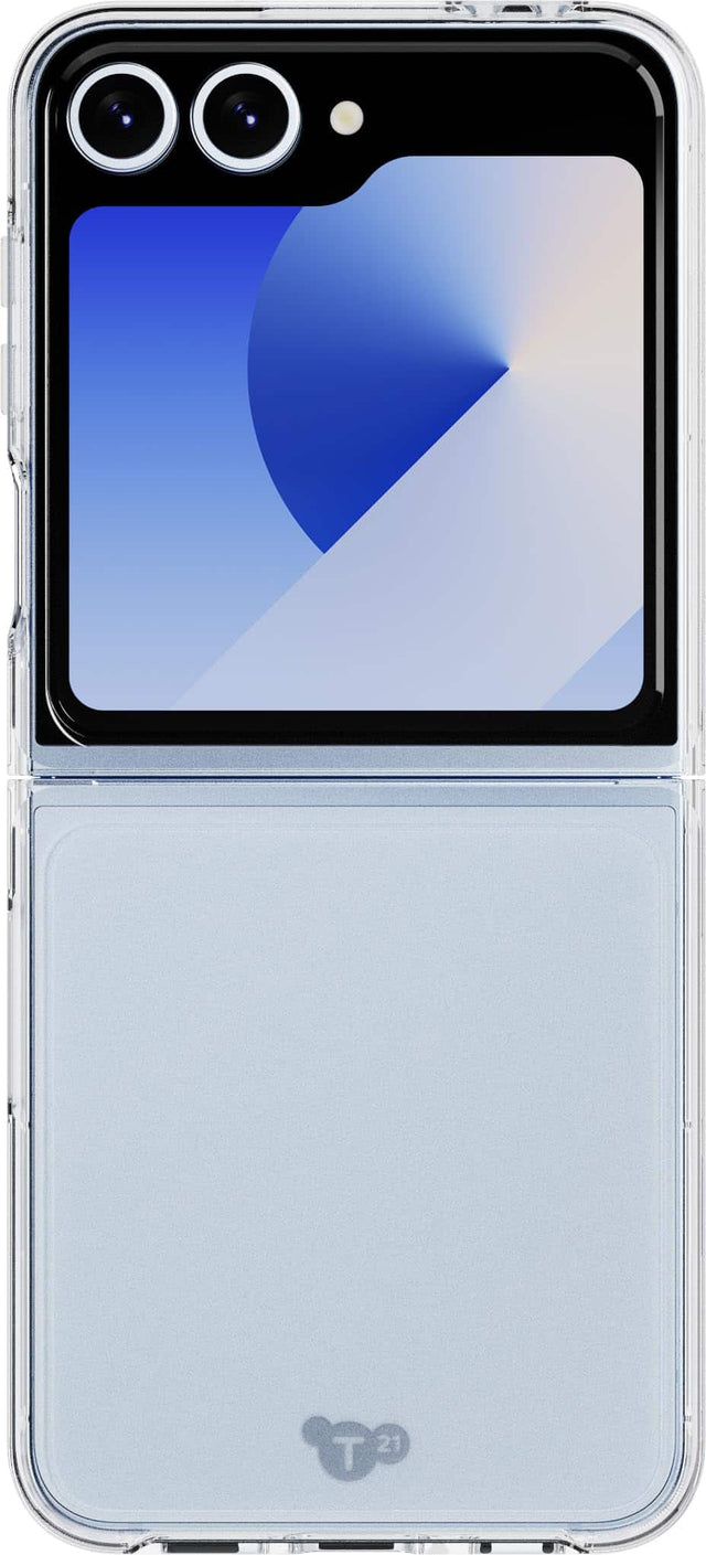 Front. Tech21 - Tech21 Evo Clear Case for Samsung Galaxy Z Flip6 - Clear - Clear.