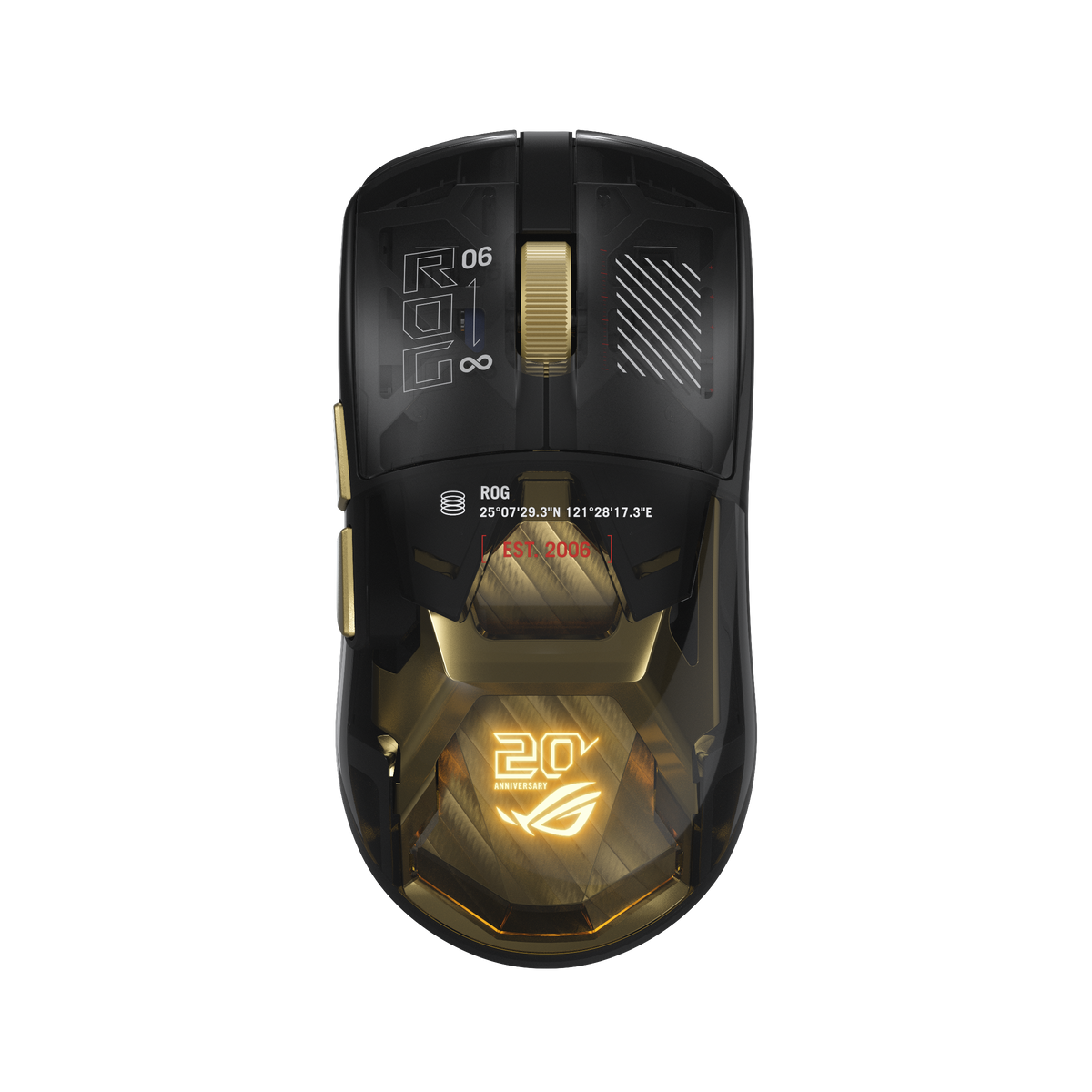 ASUS - ROG Harpe II Extreme Lightweight Optical Gaming Mouse with ROG SpeedNova Wireless Technology and 65K Sensor - Wireless - 20th Edition