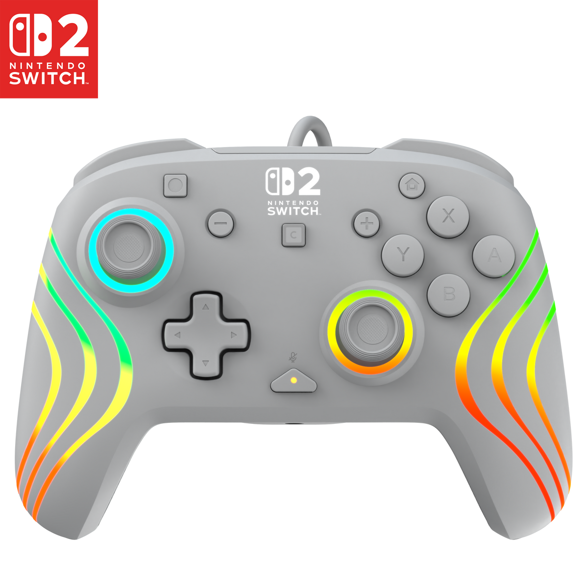 Turtle Beach - Afterglow™ Wave Wired Controller - Nintendo Switch™ 2 - Gray