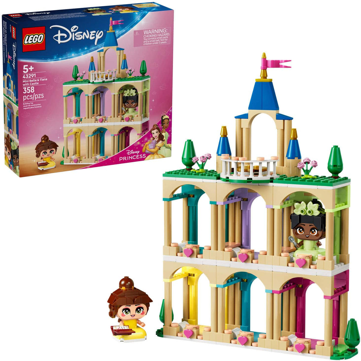 LEGO - Disney Princess Mini Belle & Tiana with Castle 43291