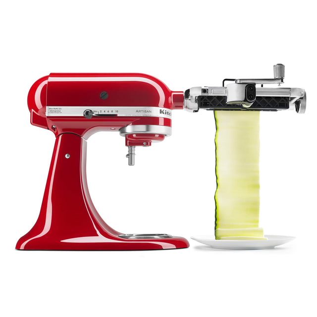 Front. KitchenAid - Vegetable Sheet Cutter Attachment - KSMSCA - Silver.
