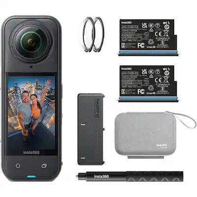Insta360 - X5 8K 360 Action Camera Essentials Bundle