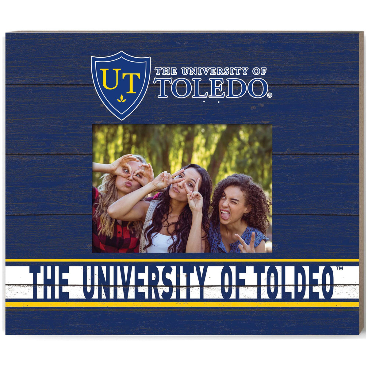 Jardine - Toledo Rockets 11'' x 13'' Team Spirit Scholastic Picture Frame - Navy