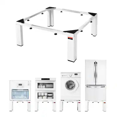 VEVOR - Laundry Pedestal, 12 in Height, Washer and Dryer Pedestals with 1200 lbs Weight Load Capacity, 18.7-31 in Adjustable