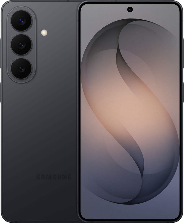 Front. Samsung - Galaxy S26 512GB (Unlocked) - Black.
