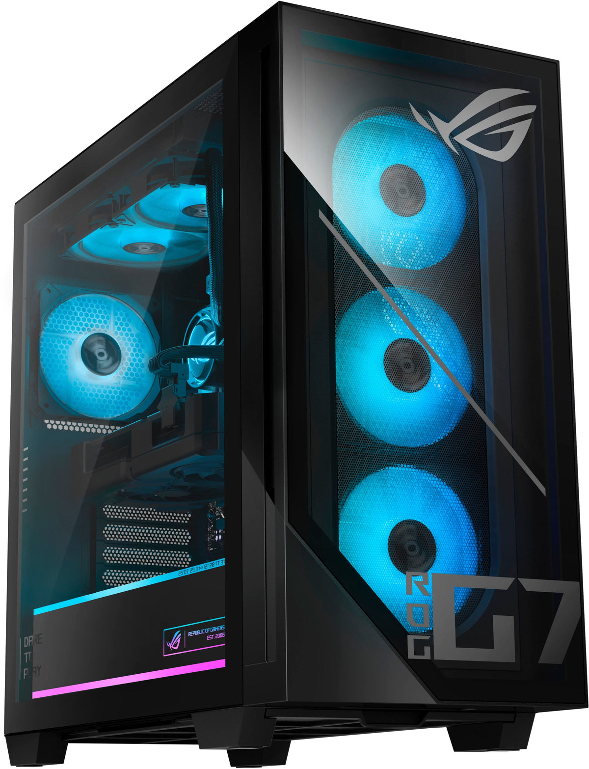 ASUS - ROG G700 Gaming Desktop - Intel Core Ultra 7 265KF (2024) - 32GB Memory - NVIDIA GeForce RTX 5080 16GB - 2TB Storage - Black
