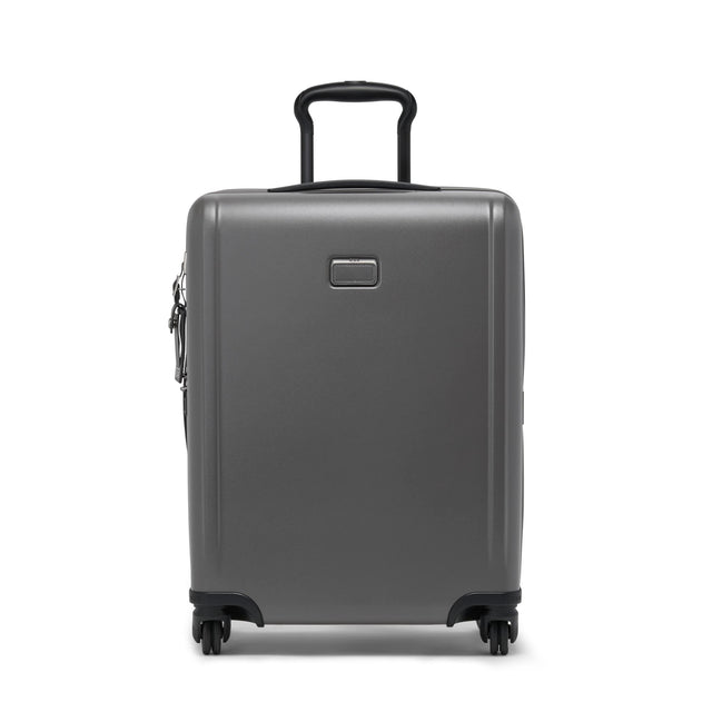 Front. TUMI - Ventra Large Expandable Carry-On Spinner Suitcase - Castle Rock Texture.