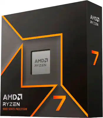 AMD - Ryzen 7 9700X 8-Core - 16-Thread 3.8 GHz (5.5 GHz Max Boost) Socket AM5 PCI Express 5.0 Unlocked Desktop Processor