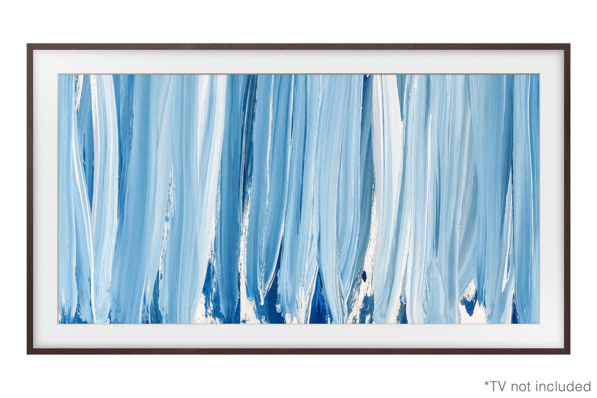 Samsung - 55" The Frame Customizable Bezel - Modern - Brown