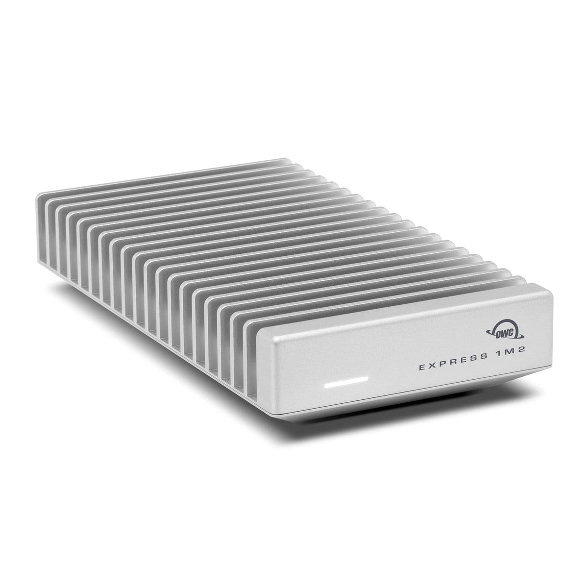 OWC - Express 1M2 80Gb/s External Portable NVMe SSD Aluminum Heat Sink Enclosure (Only), USB4 USB-C - Silver