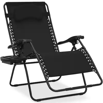 Best Choice Products - Oversized Zero Gravity Chair, Folding Outdoor Patio Recliner w/ Cup Holder