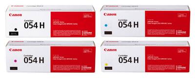 Canon - CRG 054H High Yield 4-Pack (CMYK)
