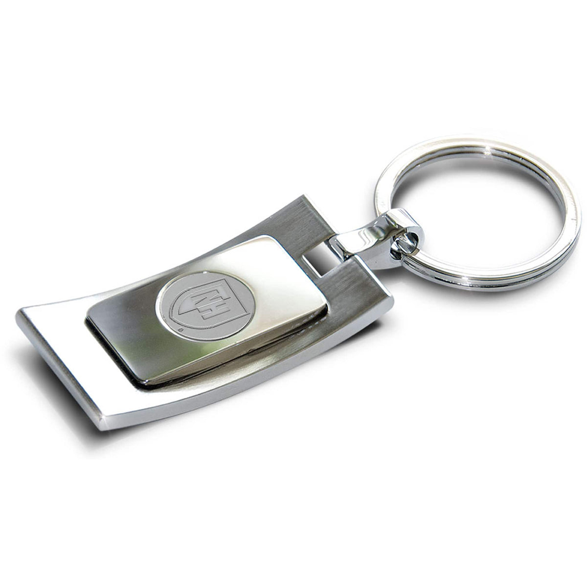 Jardine - New Hampshire Wildcats Team Logo Curve Key Ring - Silver