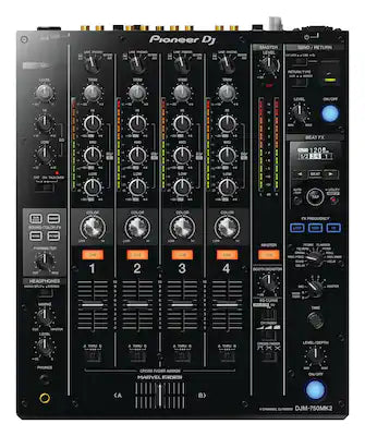 Pioneer DJ - 4-Channel Performance DJ Mixer with Built-In Effects, USB Connectivity, and Rekordbox/Serato DJ Compatibility