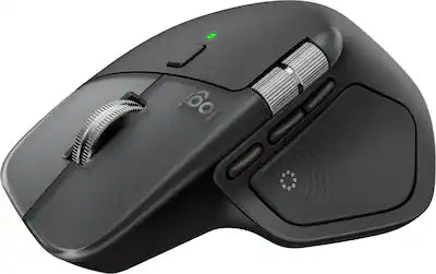 Logitech - MX Master 4 for Mac - Wireless Laser Ergonomic Mouse with Advanced Performance Haptic Feedback