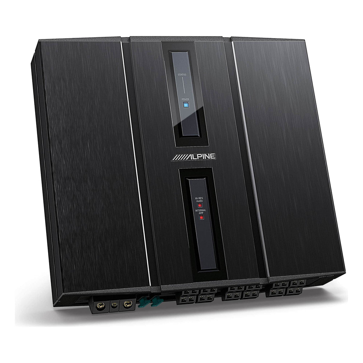 HDP-D90 Alpine Status 12-channel Car Amplifier with Digital Signal Processing - Black/Gray