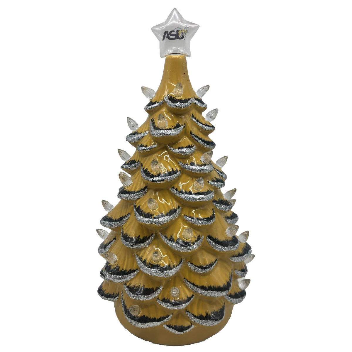 Santa's Workshop - Gold Alabama State Hornets 14'' Ceramic Tree - Yellow