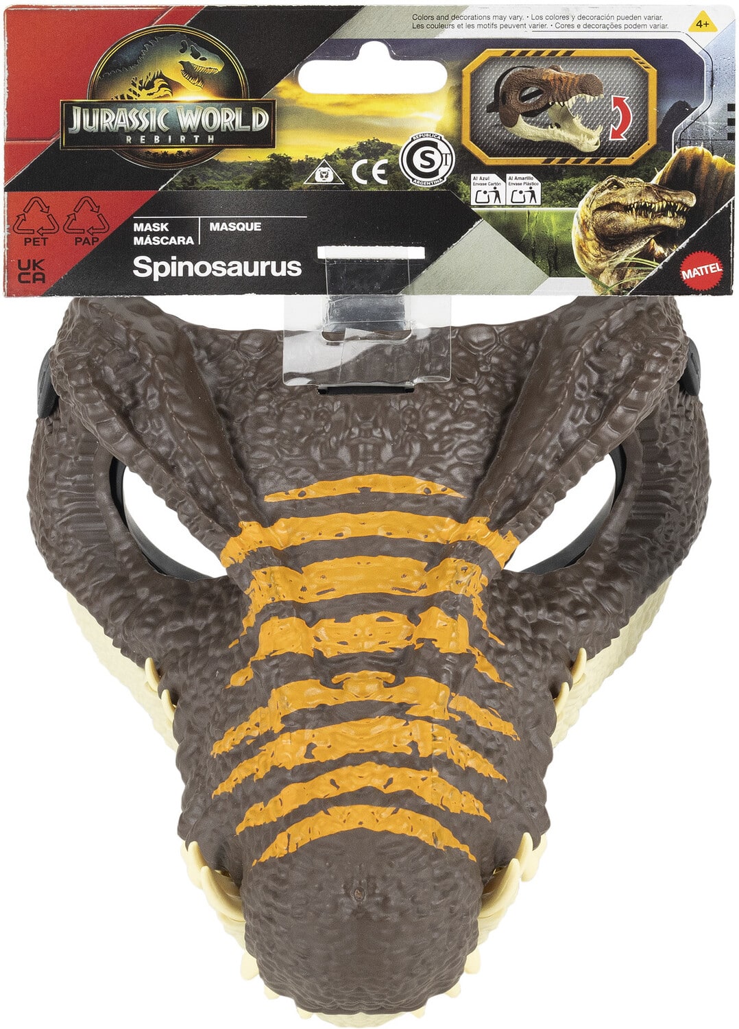 Mattel - Jurassic World: Rebirth Basic Mask Spinosaurus - COLLECTIBLES - Multicolor