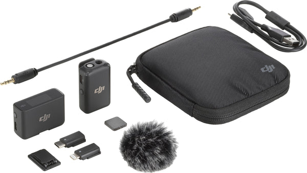 DJI - Mic Mini (1 TX + 1 RX) - Black