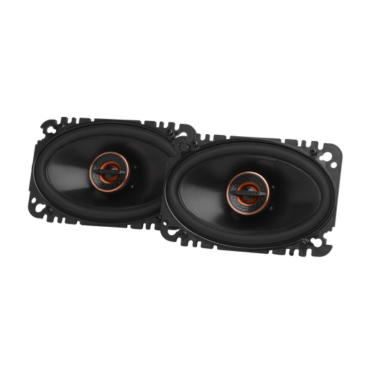 Front. Infinity - INFINITY REF467F 4” x 6” Two-way car audio speaker - Black.