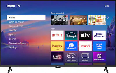 Roku - 55" Class 4K HDR LED Smart RokuTV