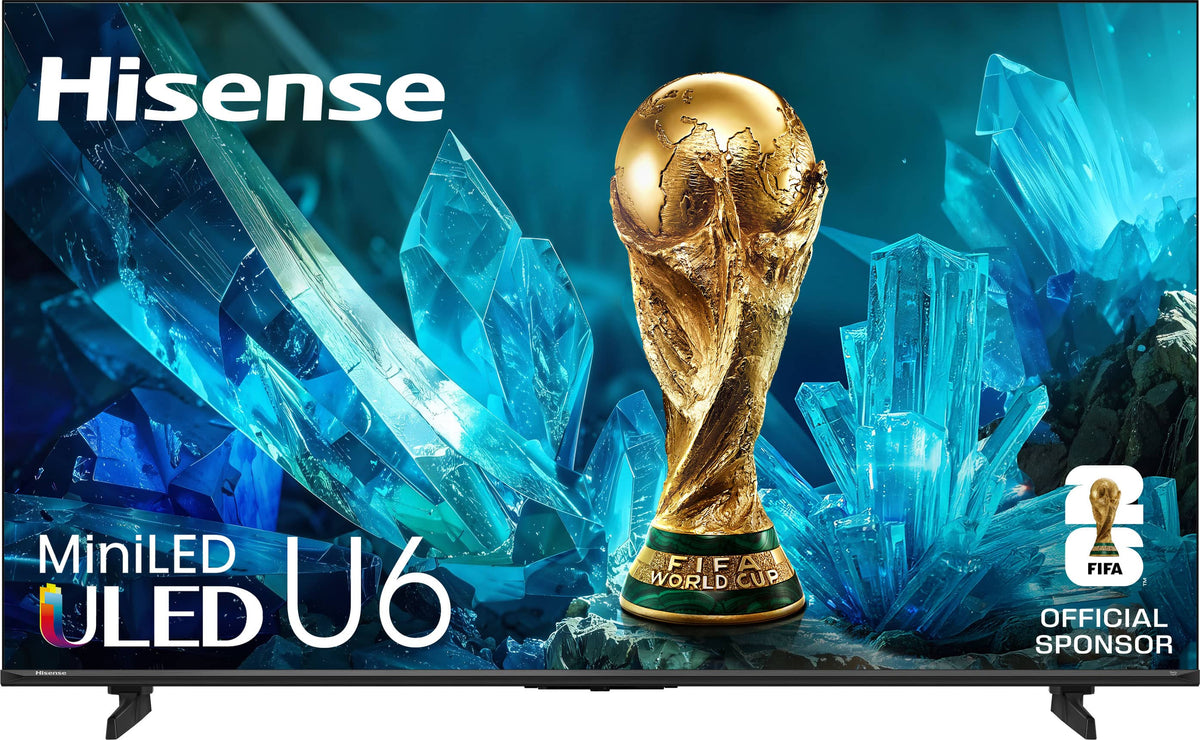 Hisense - 85" Class U6 MiniLED QLED UHD 4K HDR Glare-Free Smart Fire TV with Alexa+ (2026)