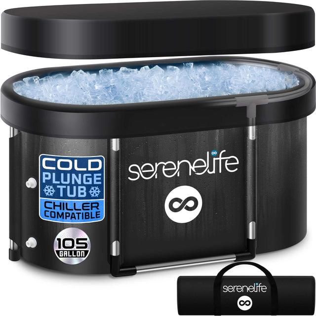 COLD PLUNGE TUB CHILLER COMPATIBLE 105 GALLON  
serenelife