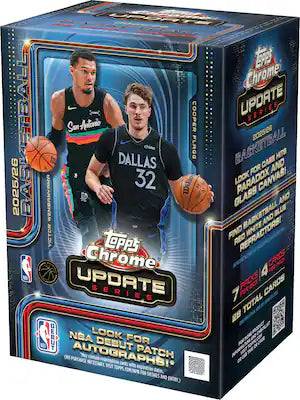 Topps - 2025-2026 Topps Chrome Update Series Basketball Blaster Box