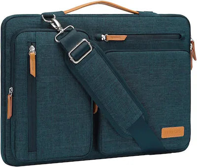 mosiso - Laptop Shoulder Bag 14 Inch, 360 Protective Computer Messenger Bag for HP Lenovo Dell ASUS Acer