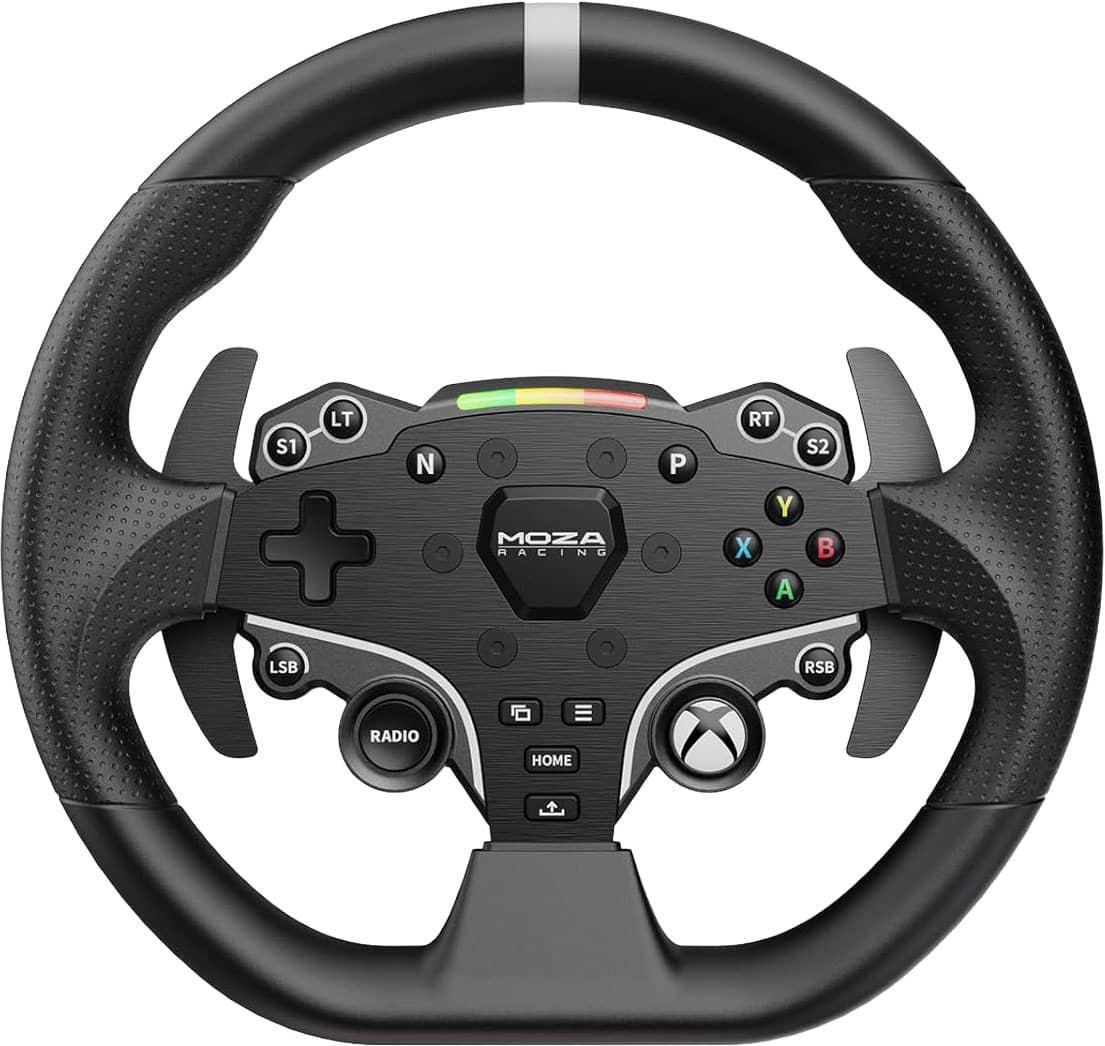 Moza Racing - ESX Sim Racing Steering Wheel for Xbox One, Xbox Series X|S, and Windows - Black