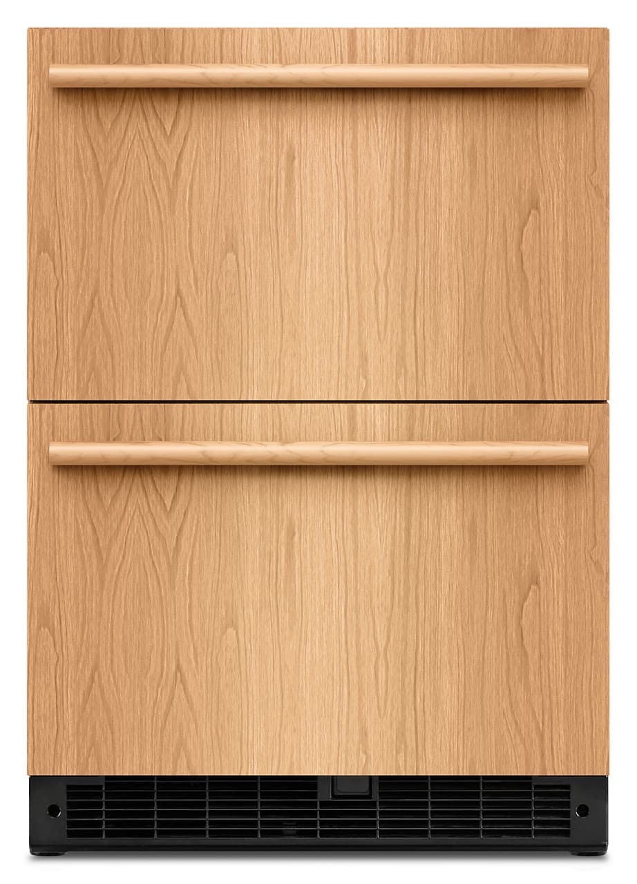 KitchenAid - 4.4 Cu. Ft. Undercounter Double-Drawer Refrigerator - Custom Panel Ready