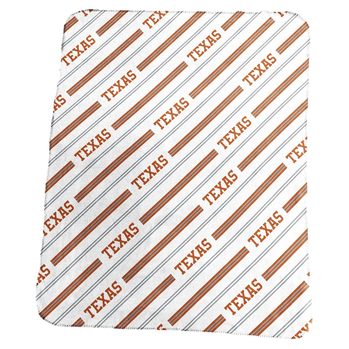 Logo Brands - Texas Longhorns 50" x 60" Classic Vertical Stripe Fleece Throw Blanket - Multicolor