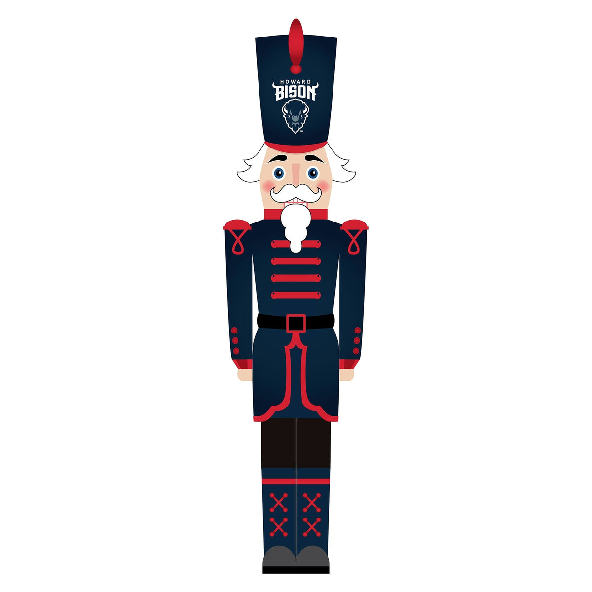 Fan Creations - Howard Bison 46" Nutcracker Leaner - Multicolor