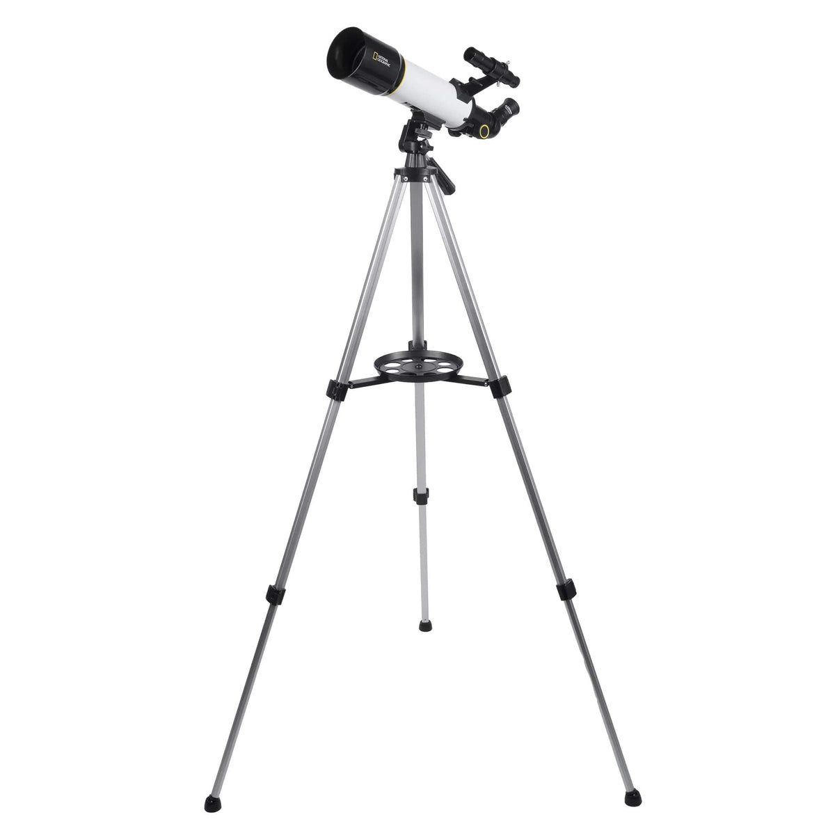 National Geographic - SKY VIEW 70 70mm Refractor Telescope with Panhandle Mount - White