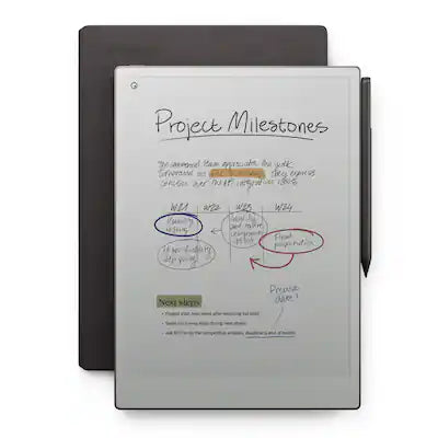 reMarkable - Paper Pro - 11.8" Paper Tablet with Marker Plus and Book Folio in Mosaic Weave