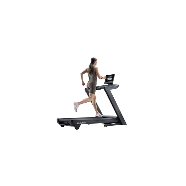 Front. NordicTrack - NordicTrack Commercial 1250 Treadmill with 10" Tilting Touchscreen - Black.