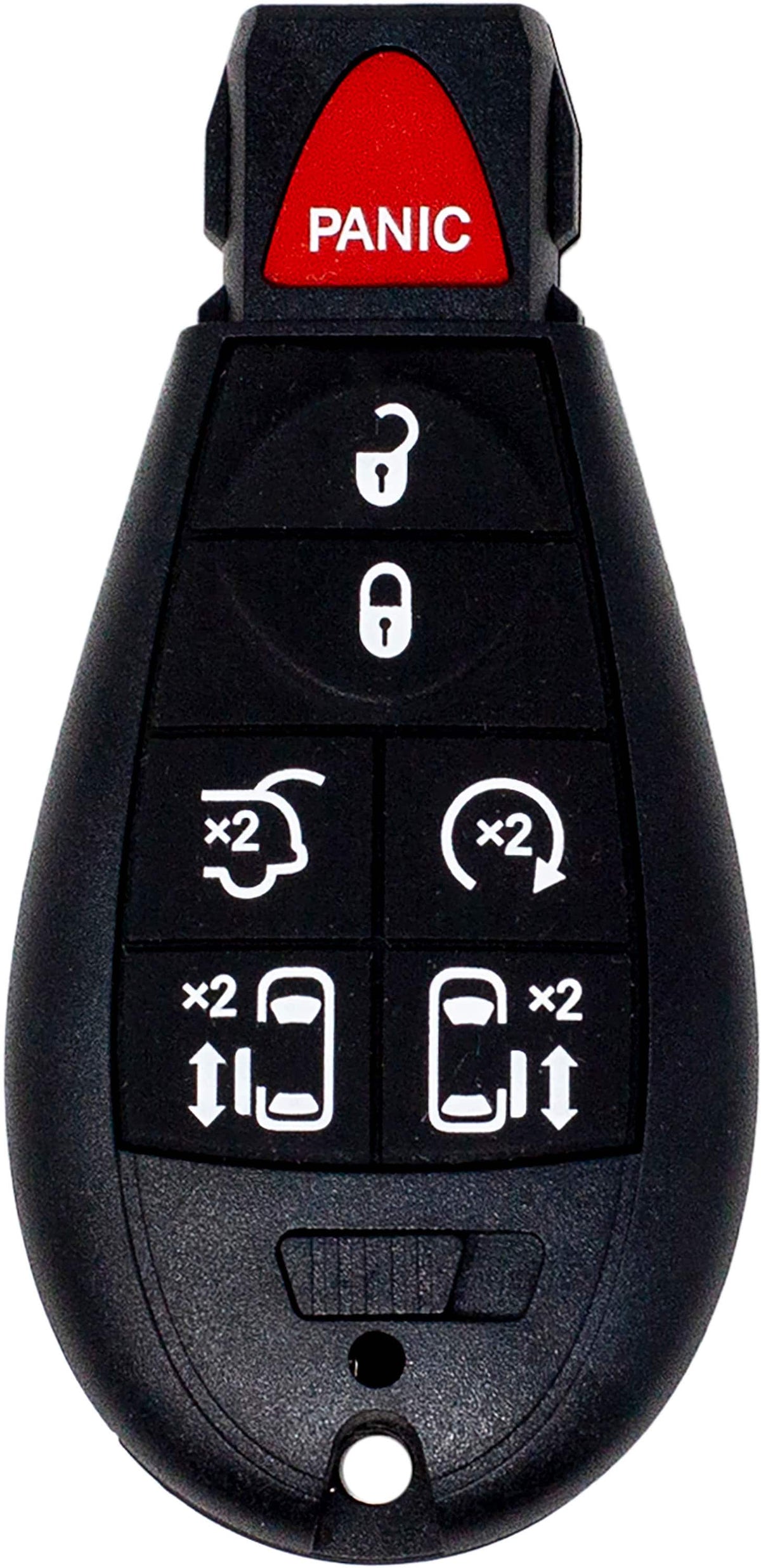 Car Keys Express - Chrysler and Dodge Simple Key - 7 Button Fobik with optional 5-Button Pad and programming device - Black