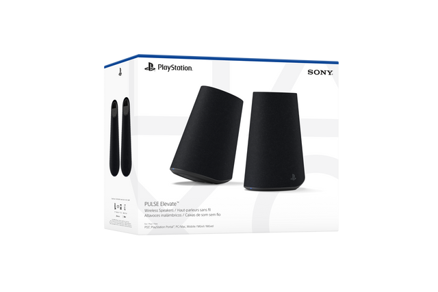 PlayStation.  
SONY  
PULSE Elevate Wireless Speakers/Haut-parleurs sans fil Altavoces inalámbricos / Caixas de som sem fio  
- A partir de P55'  
PlayStation Portal, PC/Mac, Mobile/Móvil/Movel