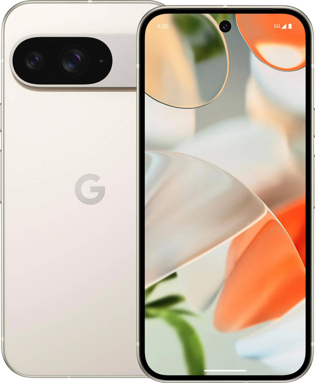 Front. Google - Pixel 9 128GB (Unlocked) - Porcelain.